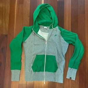 nike women’s full-zip sweatshirt size large